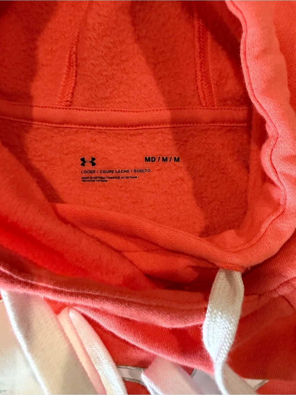 Under Armour adult Coral Logo Hoodie Sweater - Picture 2 of 2